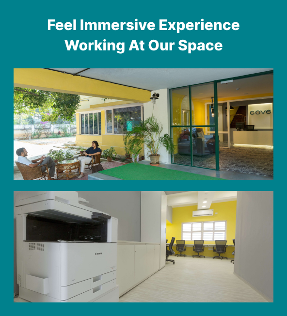 Amenities at Cove Offices’ shared office spaces for rent